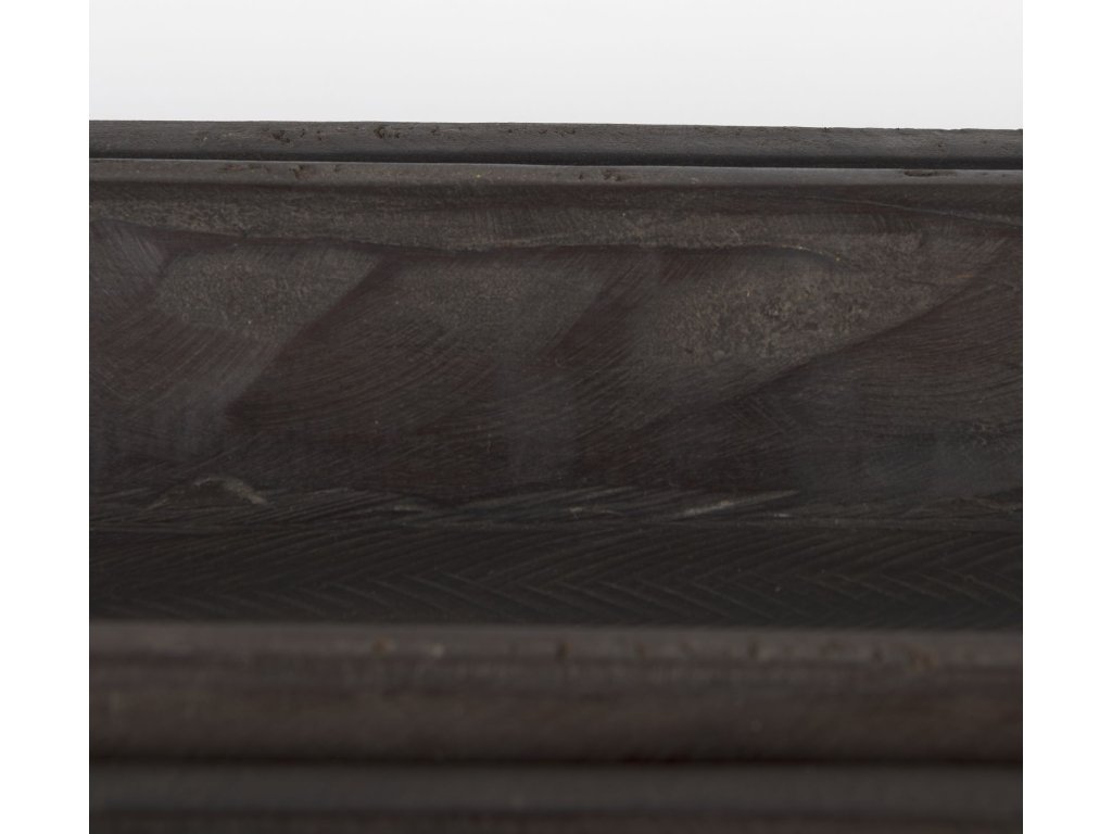 Set of 2 Extra Large Black-Brown Reclaimed Wood Trays - image 6