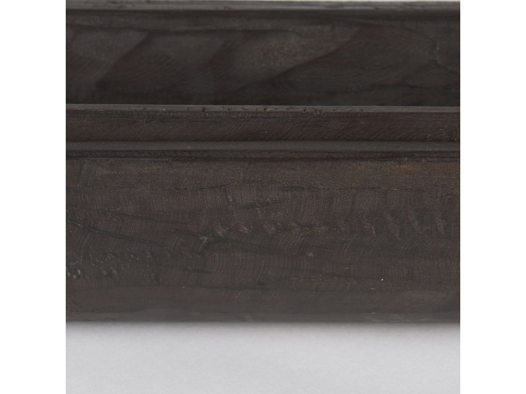 Set of 2 Extra Large Black-Brown Reclaimed Wood Trays - image 7