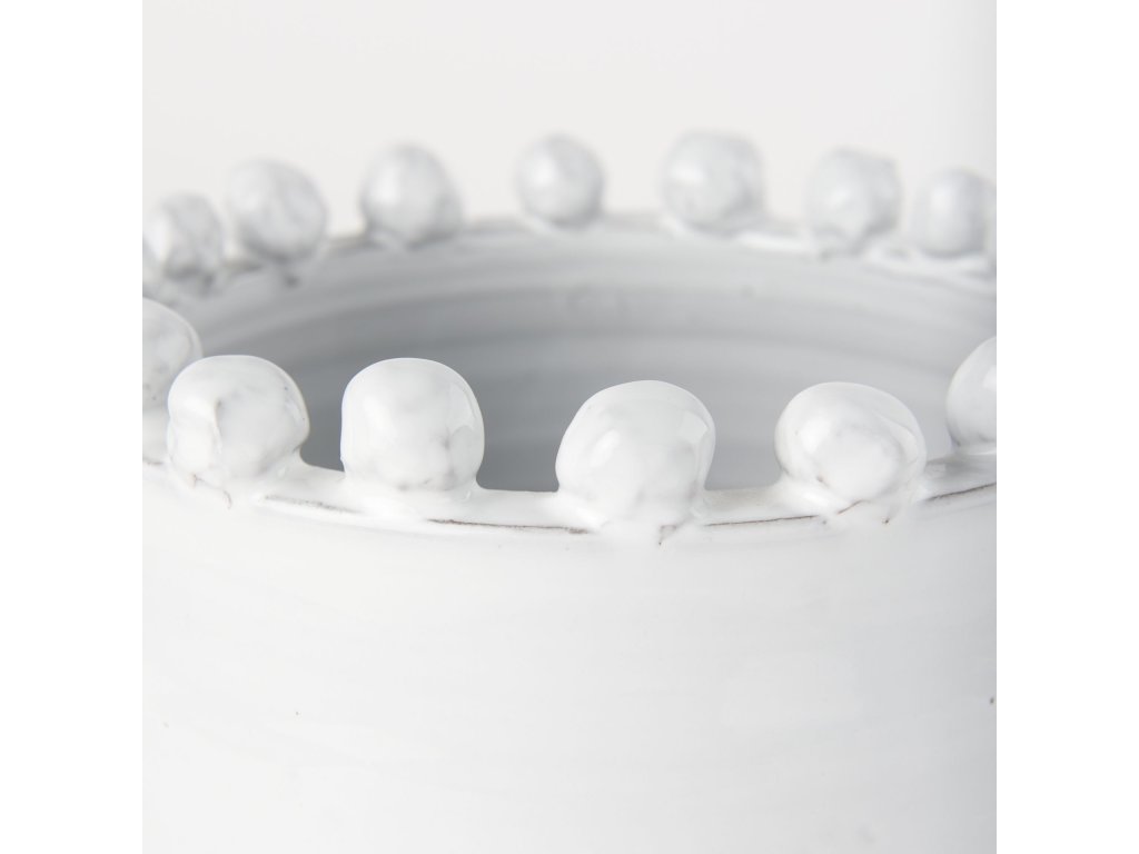 Small Off-White Glazed Vase - image 5