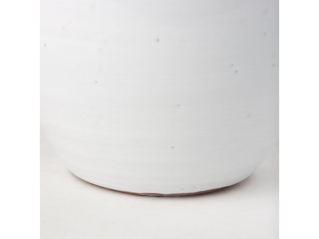 Small Off-White Glazed Vase - image 7