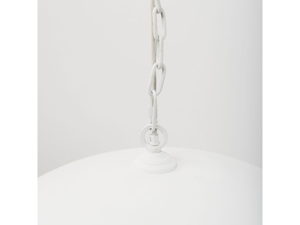 36" Round White Dome Pendant Light - image 5