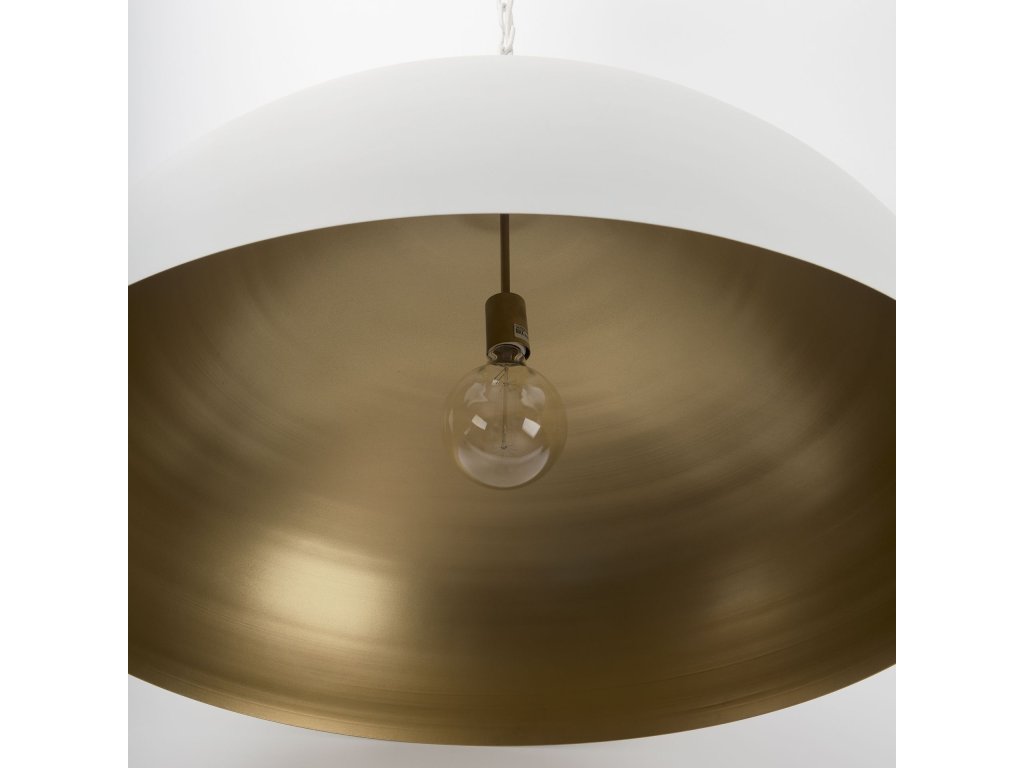 36" Round White Dome Pendant Light - image 6