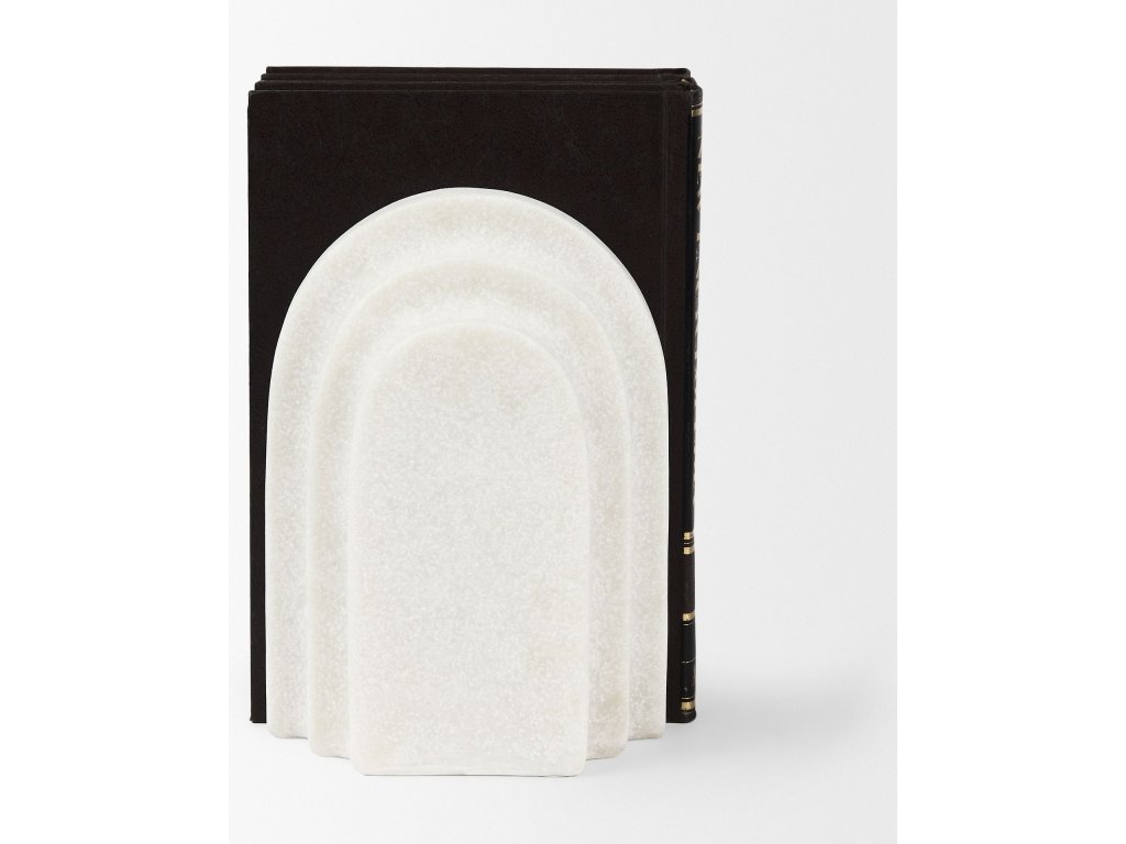 Granite Resin Arc Book End Set - image 5