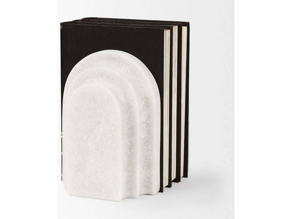 Granite Resin Arc Book End Set - image 6