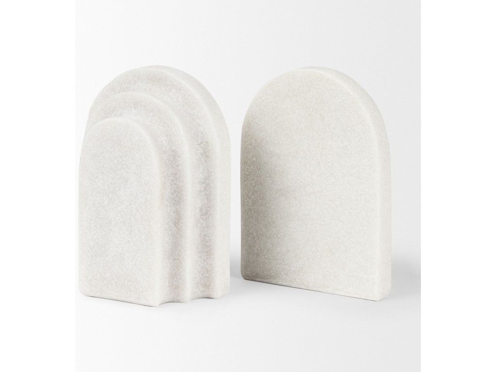 Granite Resin Arc Book End Set - image 7