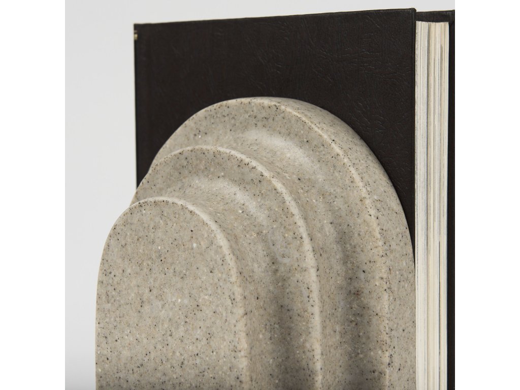 Sandstone Resin Arc Book End Set - image 8