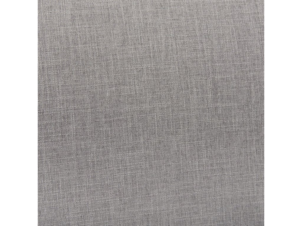Grey Fabric Wrap Brown Wooden Frame Dining Chair - image 3