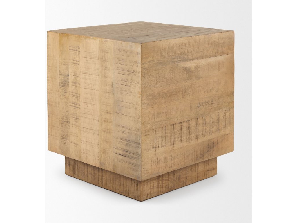 Light Brown Wood End/Side Table - image 4