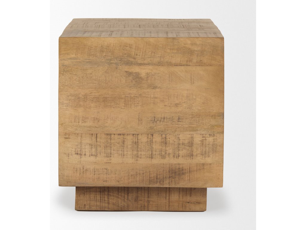 Light Brown Wood End/Side Table - image 5