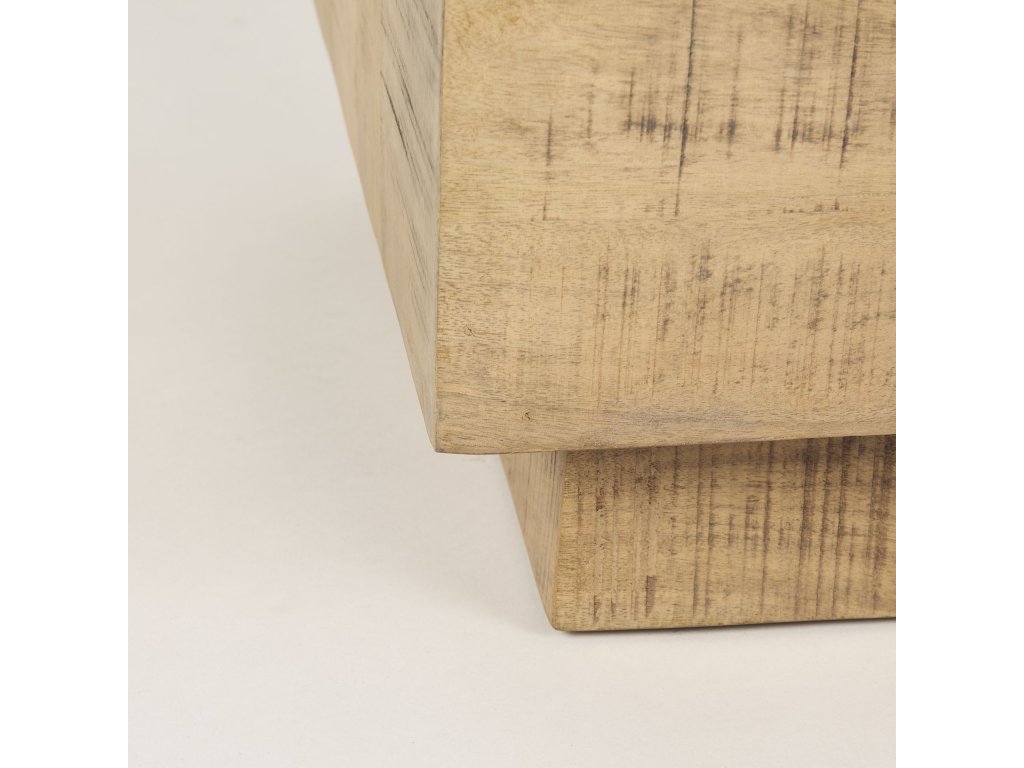 Light Brown Wood End/Side Table - image 7
