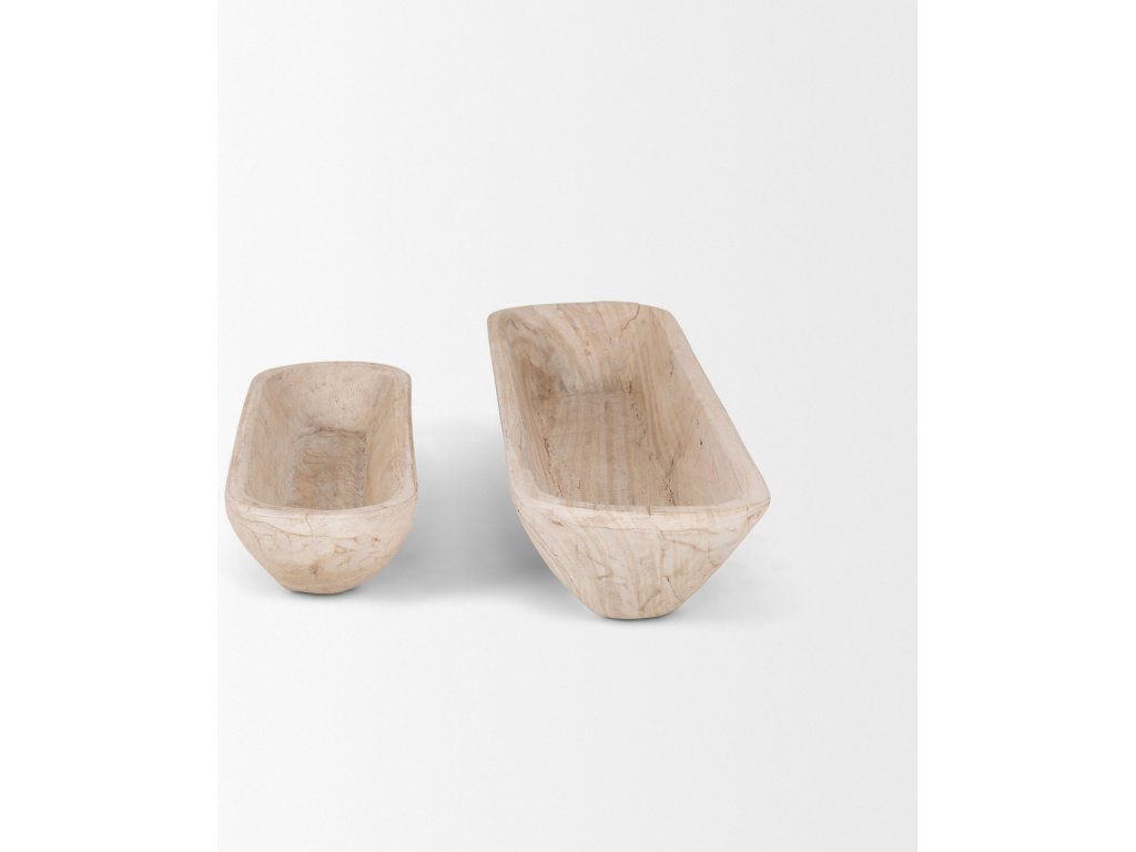 Set of 2 Extra Large Light-Wash Reclaimed Wood Trays - image 3
