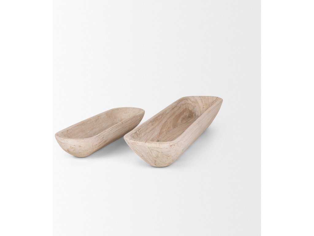 Set of 2 Extra Large Light-Wash Reclaimed Wood Trays - image 4