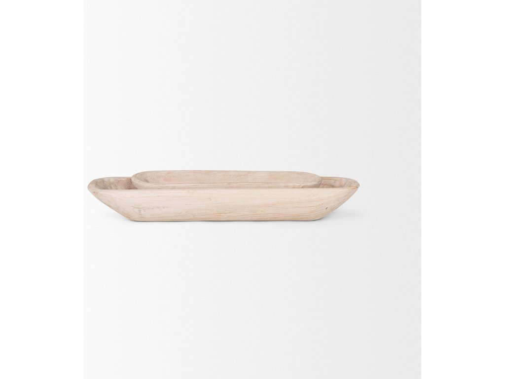 Set of 2 Extra Large Light-Wash Reclaimed Wood Trays - image 5
