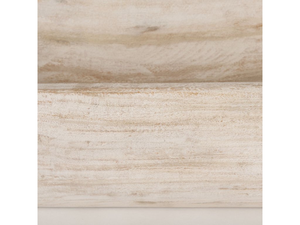 Extra Large Oblong Light-Wash Reclaimed Wood Bowl - image 4