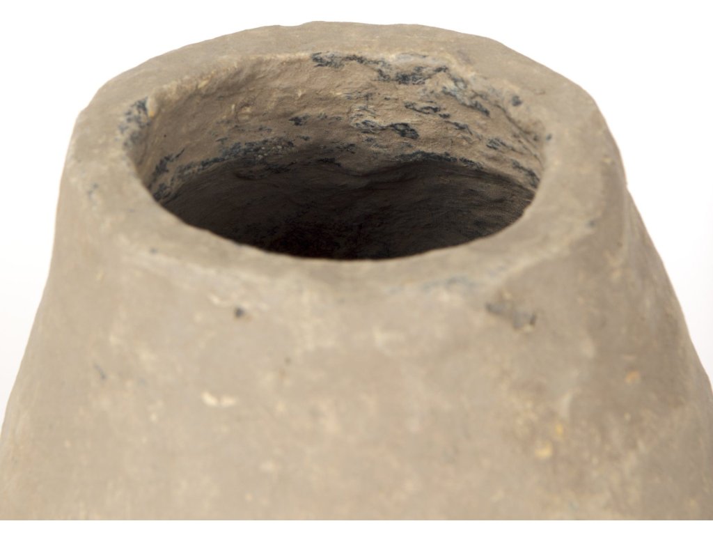 Small Gray Paper Mache Vase - image 7