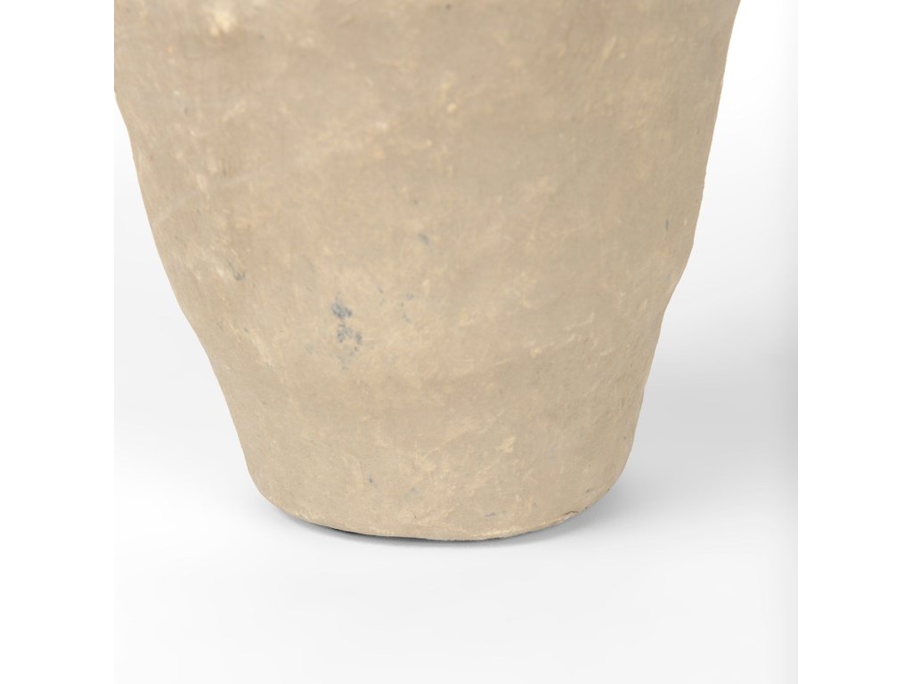 Small Gray Paper Mache Vase - image 9