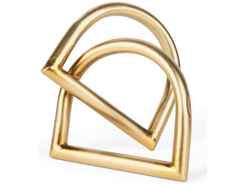 Large Gold Metal Decorative Object - main image