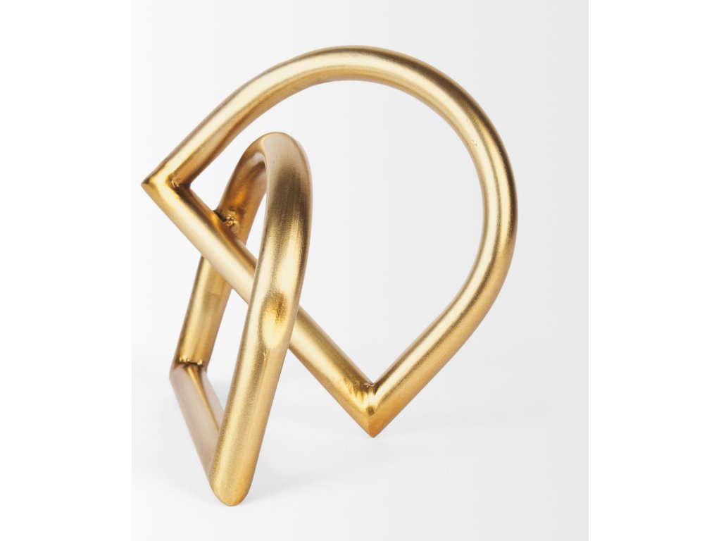 Large Gold Metal Decorative Object - image 2