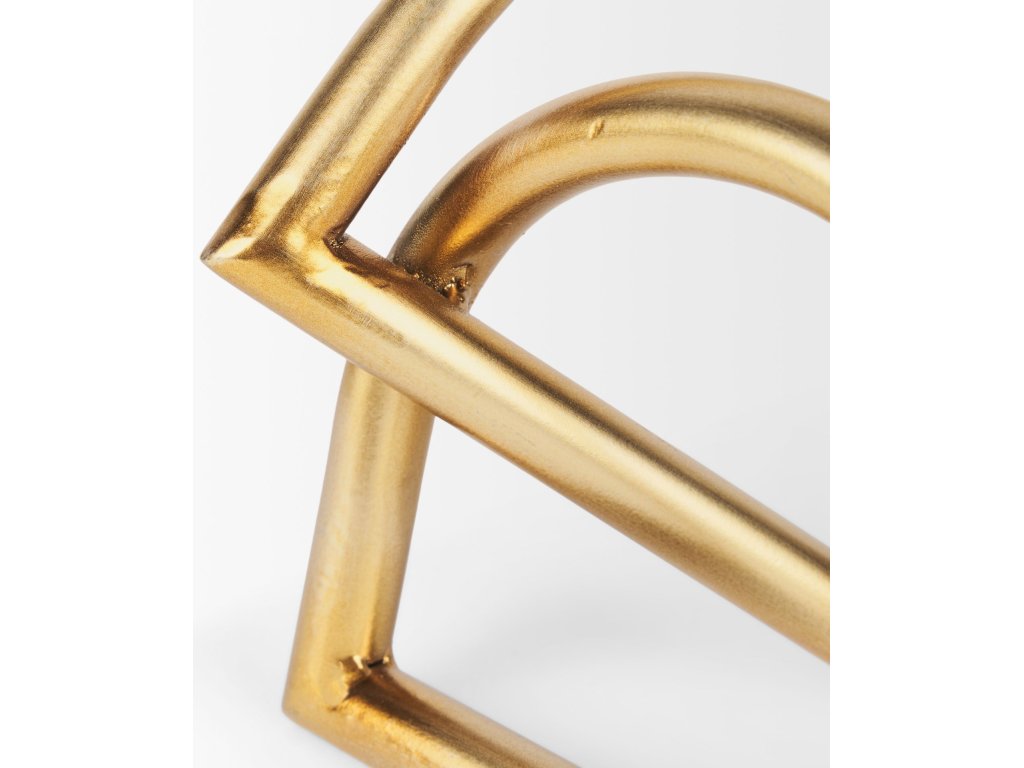 Large Gold Metal Decorative Object - image 4