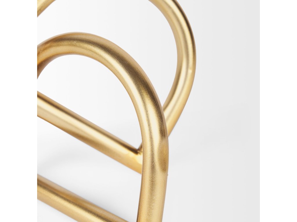 Large Gold Metal Decorative Object - image 5