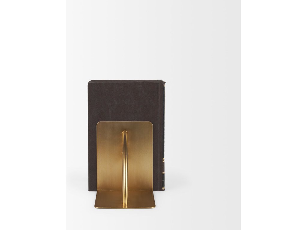 Gold Metal Bookends - image 2