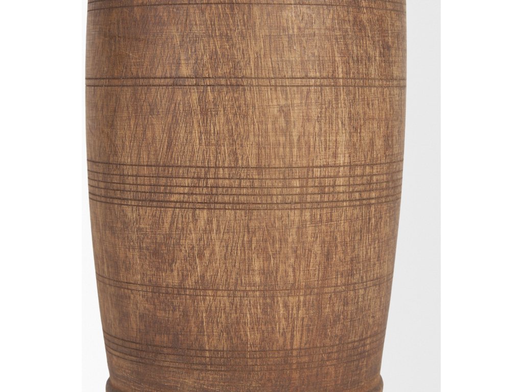 Small Medium Brown Reclaimed Wooden Pot - image 4