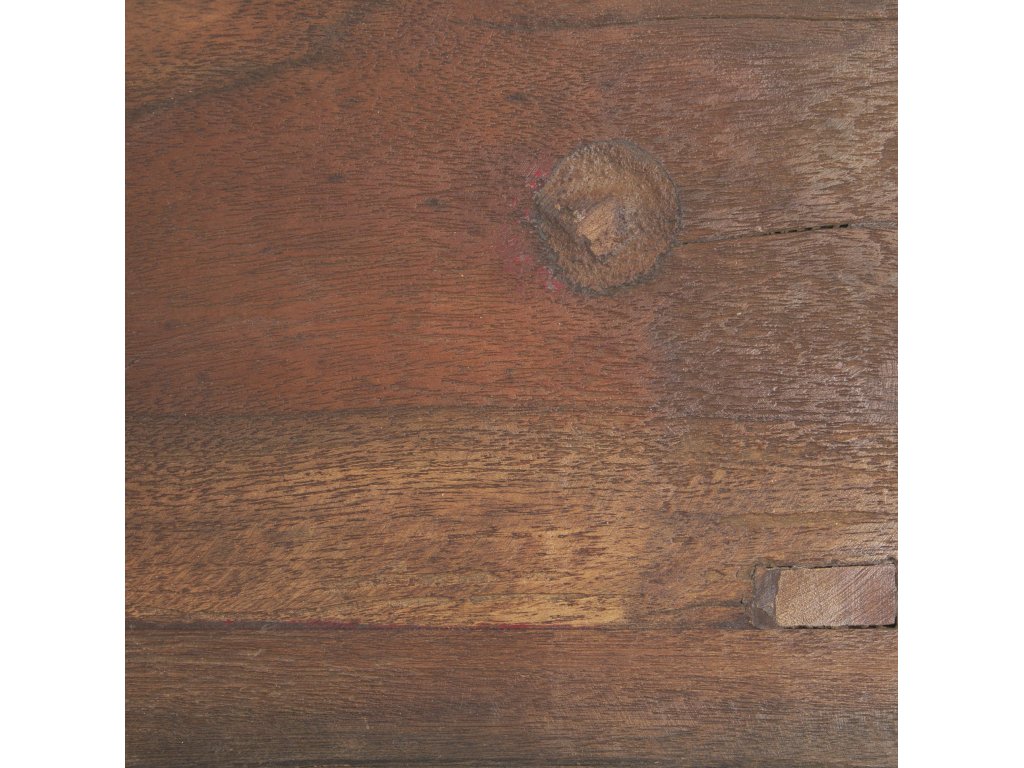 Rustic Brown Reclaimed Wood Console Table - image 2