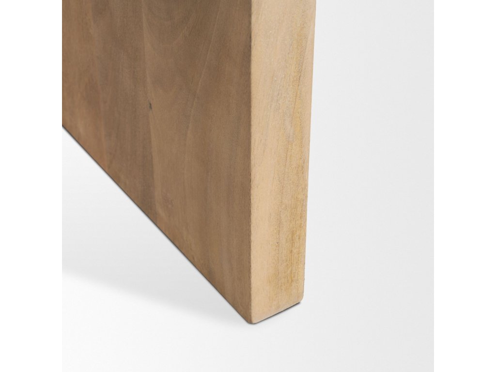 Light Brown Wood w/ Round Marble Top Coffee Table - image 8