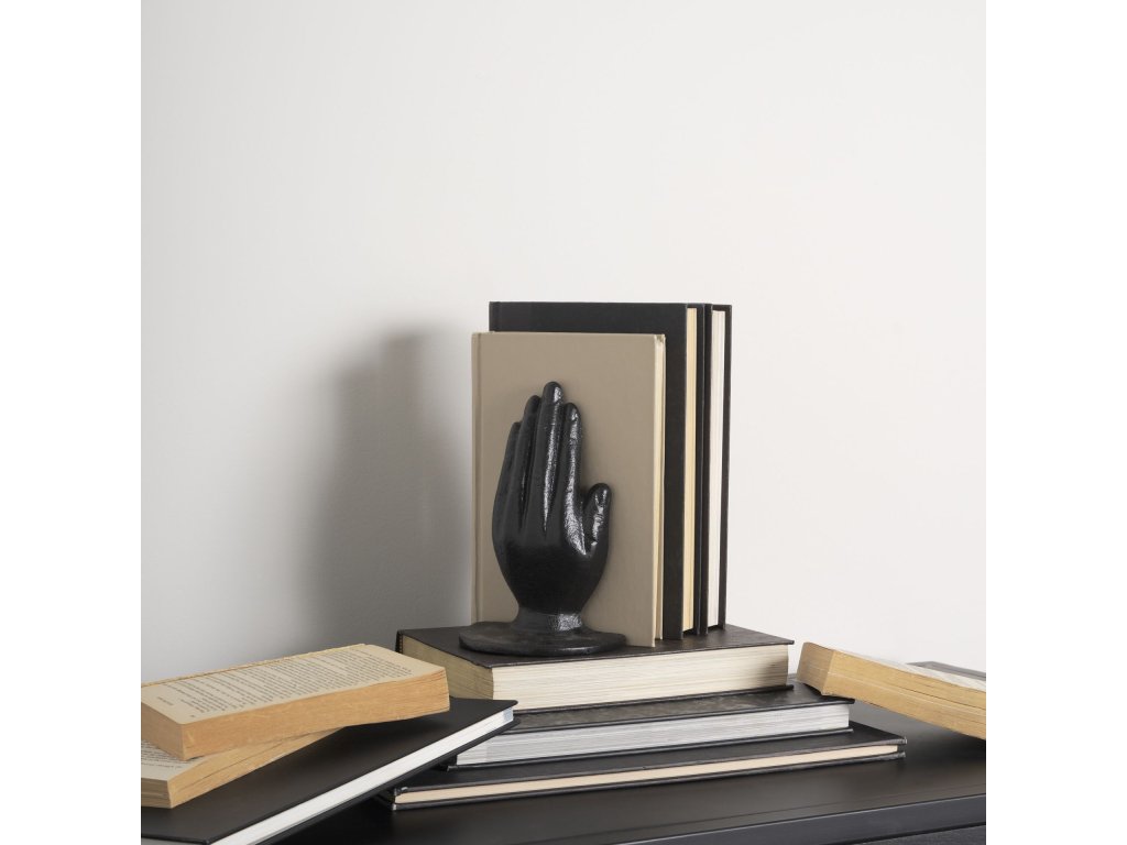 Hands Bronze Cast Iron Book Ends - image 1