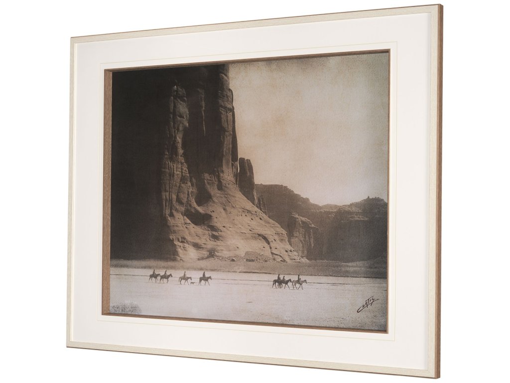 de Chelly by Edward Sheriff Curtis Hand Embelished Framed Photo Art Print Matted under Glass - image 2