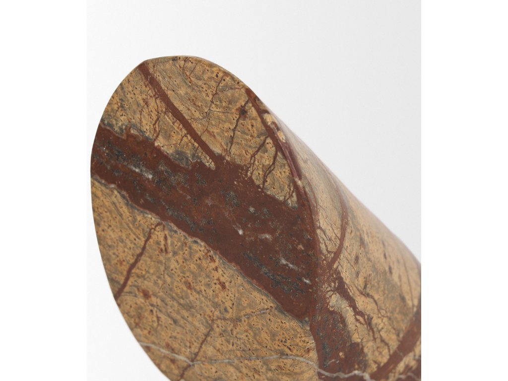 Brown Forest Marble Angled Bookends - image 7