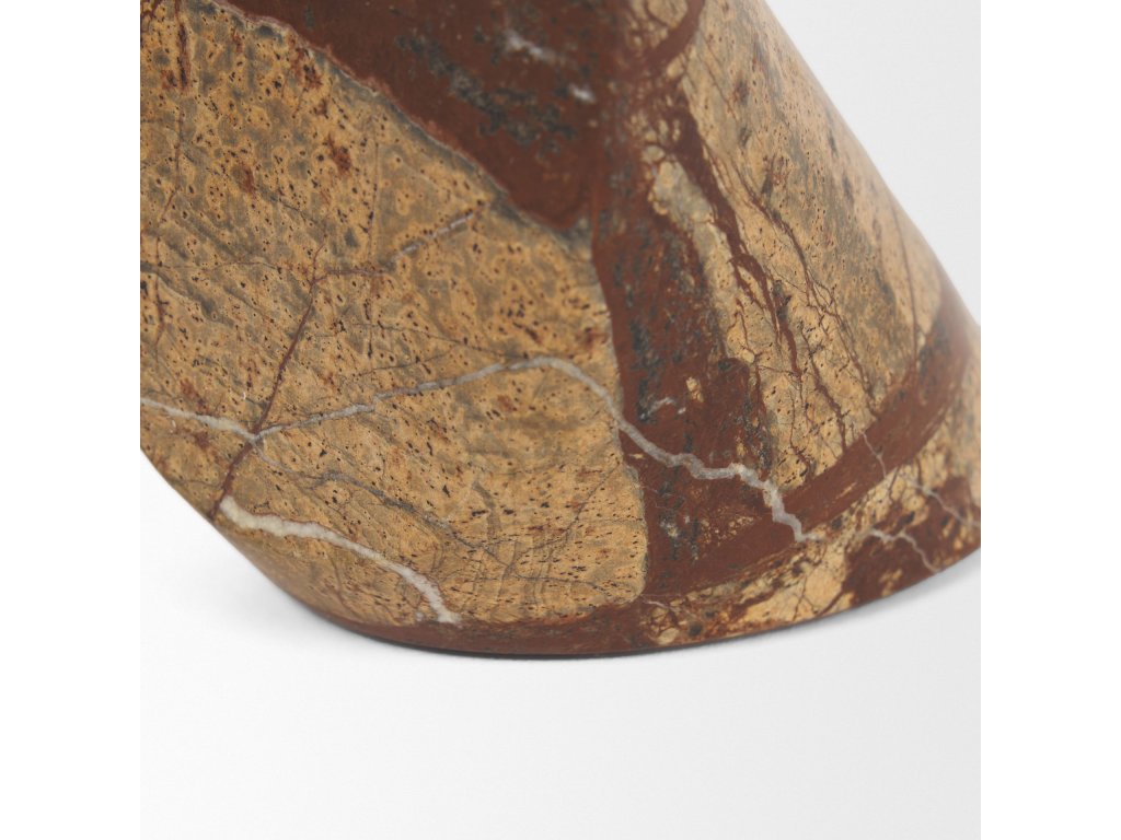 Brown Forest Marble Angled Bookends - image 8