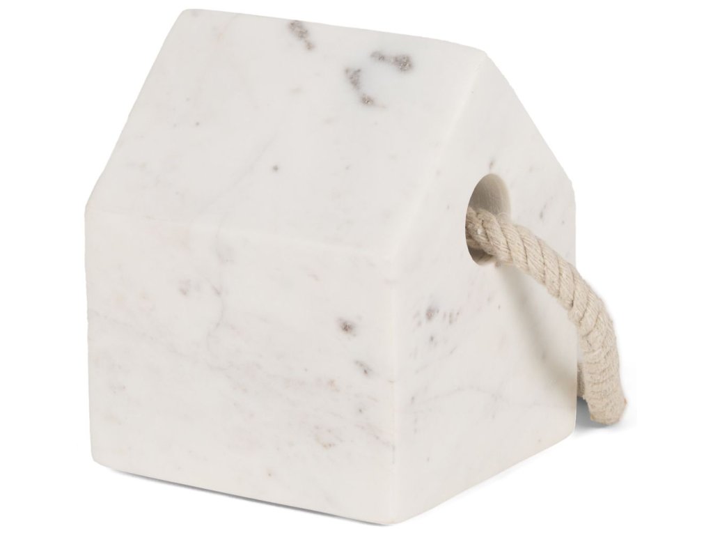 White Marble House Door Stopper - main image