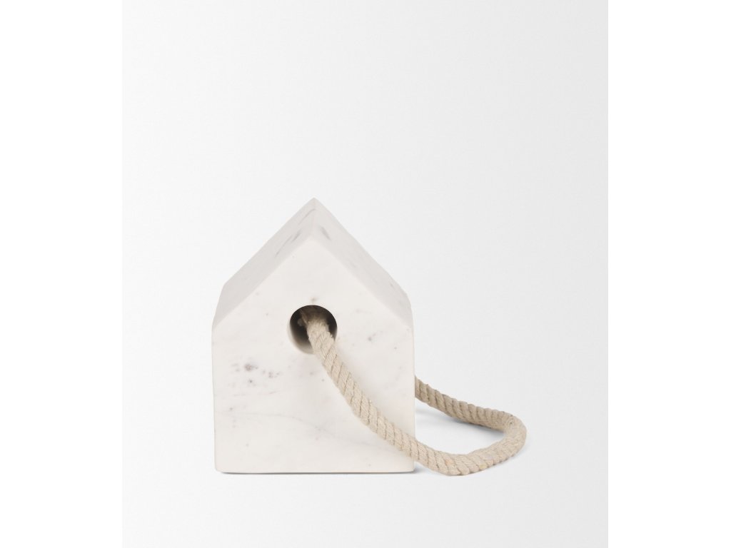 White Marble House Door Stopper - image 1