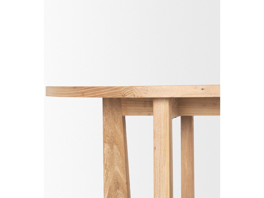 Light Brown Solid Wood Desk - image 9