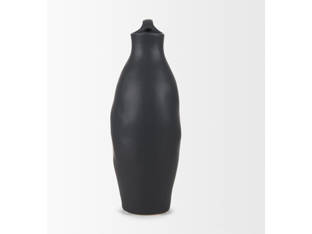 Matte Black Ceramic Jug - image 5