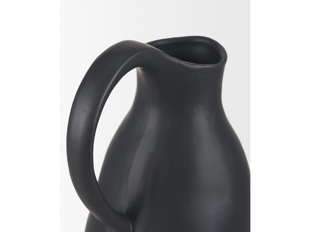 Matte Black Ceramic Jug - image 7