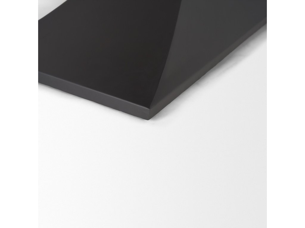 II 79X39 Rectangular Brown Solid Wood Top Dark Gunmetal Base Dining Table - image 9