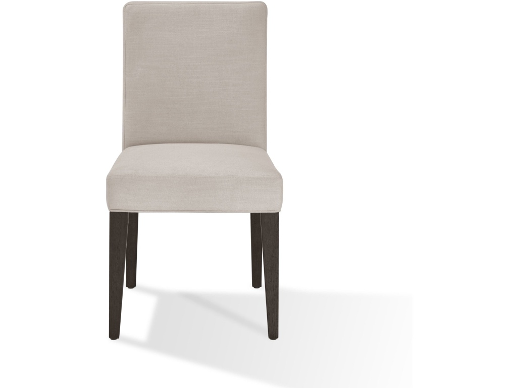 Modesto Upholstered Side Chair in Abalone Linen and French Roast - image 4