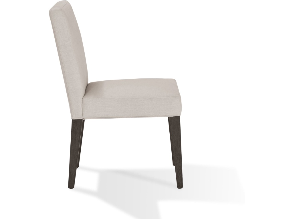 Modesto Upholstered Side Chair in Abalone Linen and French Roast - image 5
