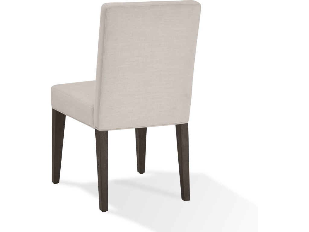 Modesto Upholstered Side Chair in Abalone Linen and French Roast - image 6