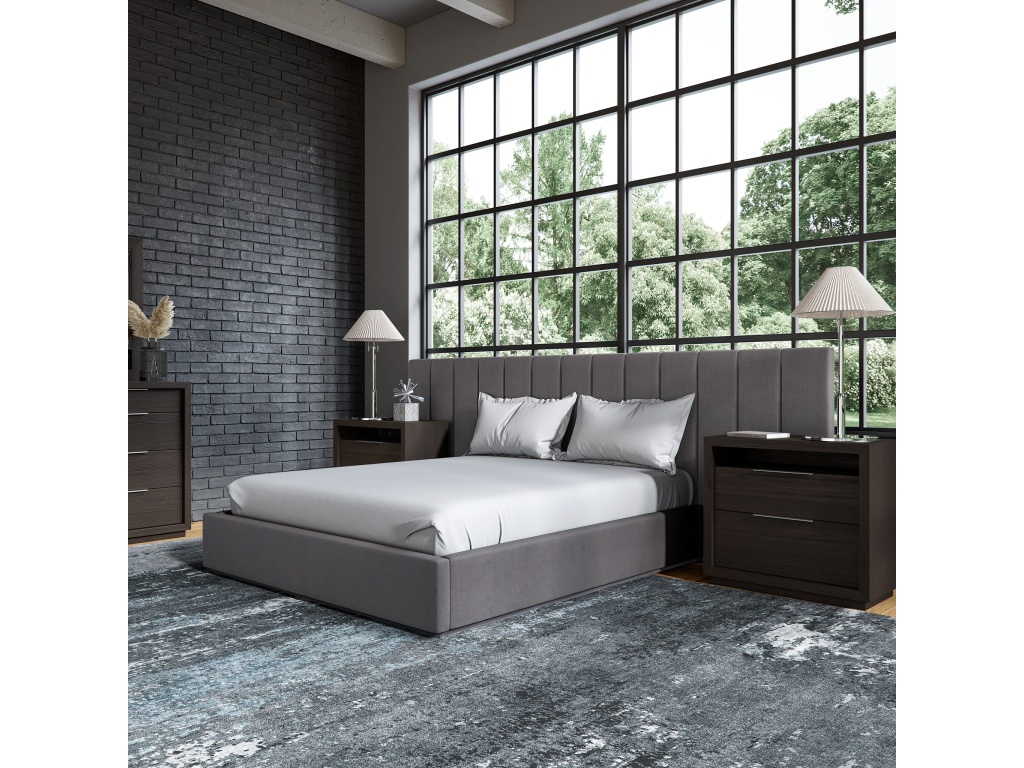 Monty Upholstered Wall Bed in Stormy Night - image 2