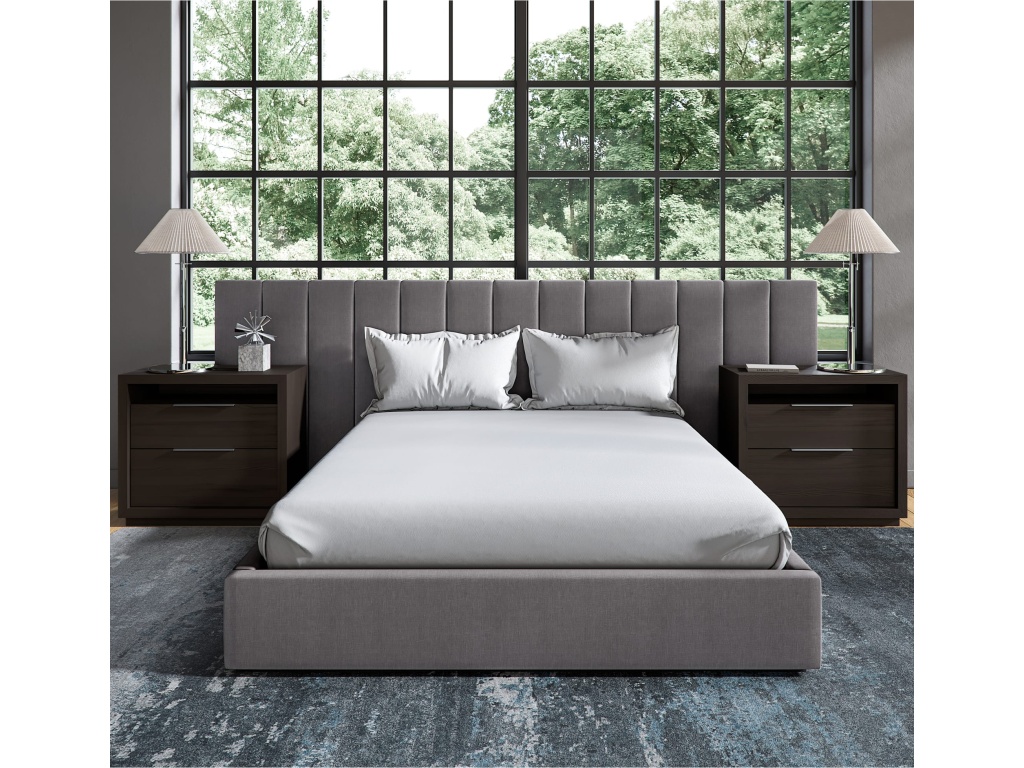 Monty Upholstered Wall Bed in Stormy Night - image 1