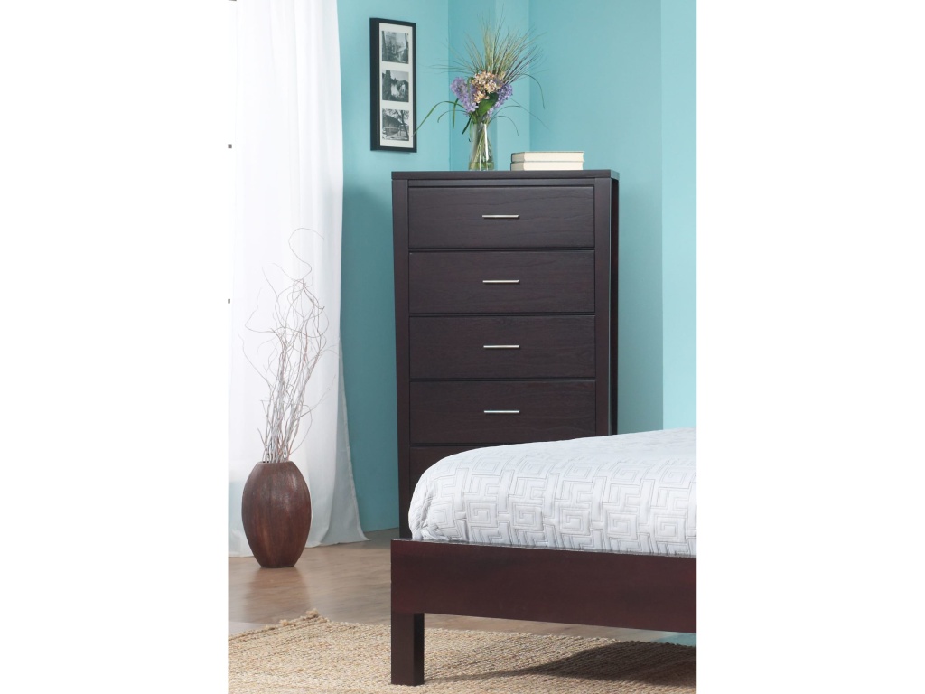 Nevis Five Drawer Chest in Espresso (2024) - image 5