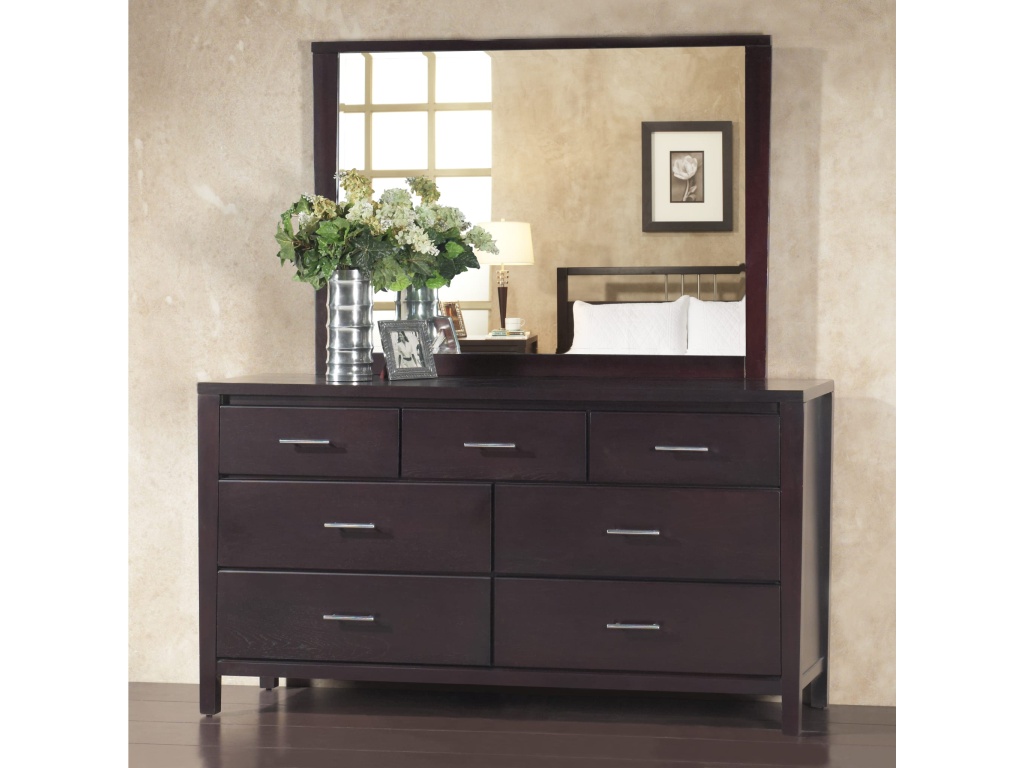 Nevis Landscape Mirror In Espresso - image 3