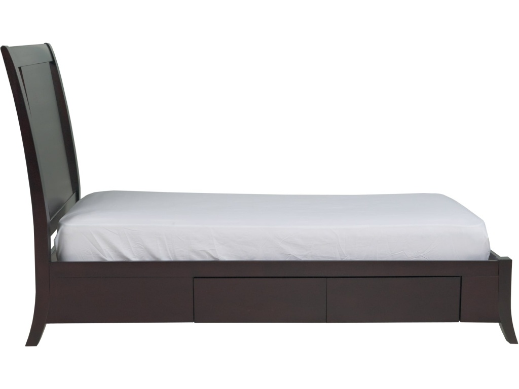 Nevis Low Profile Storage Bed in Espresso - image 6