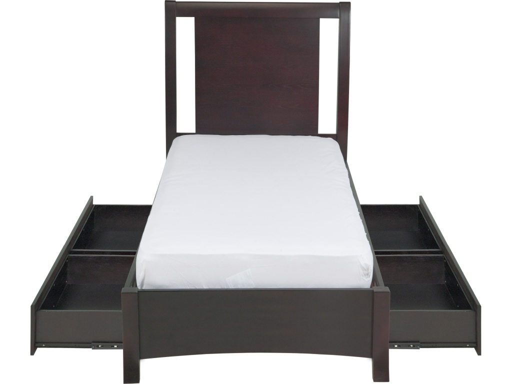 Nevis Low Profile Storage Bed in Espresso - image 7