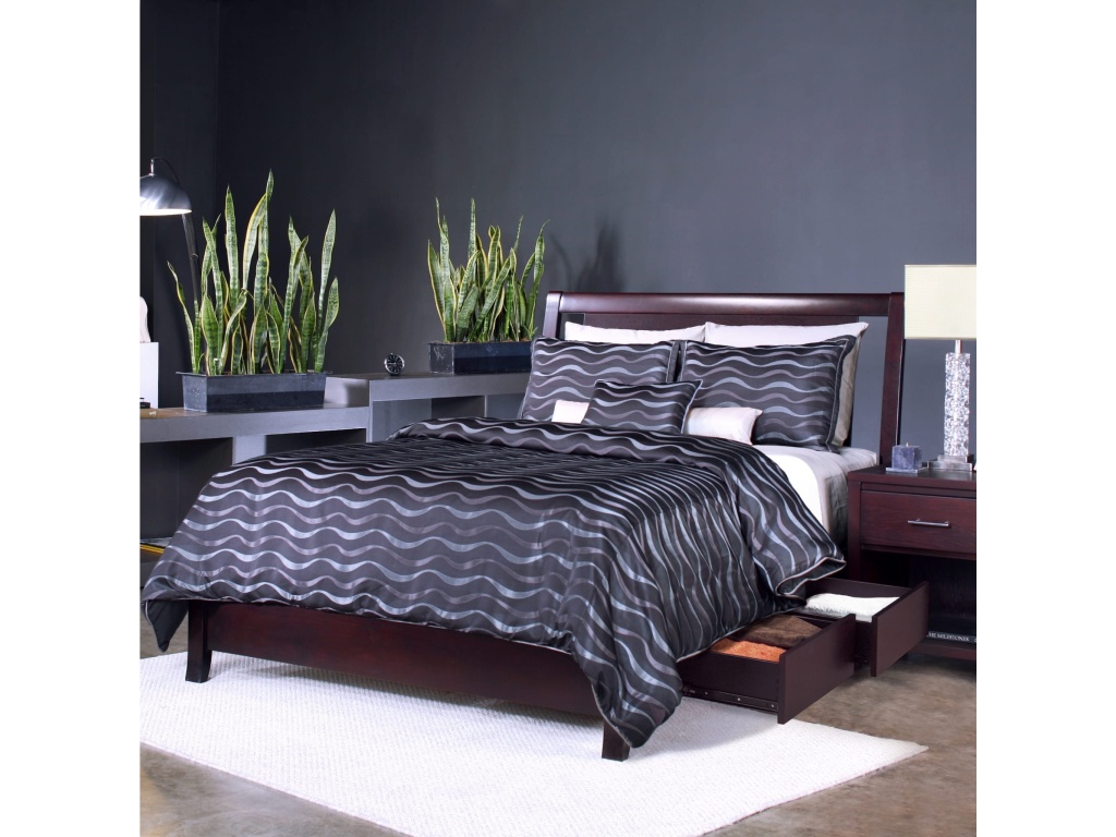 Nevis Low Profile Storage Bed in Espresso - image 9