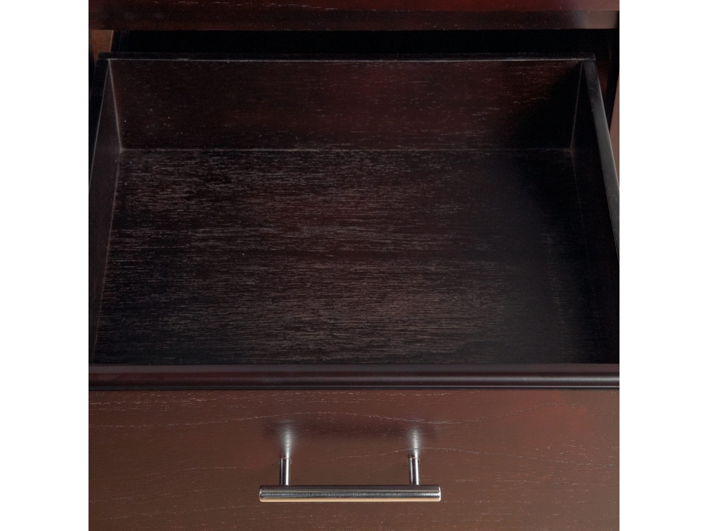 Nevis One Drawer Nightstand in Espresso - image 1