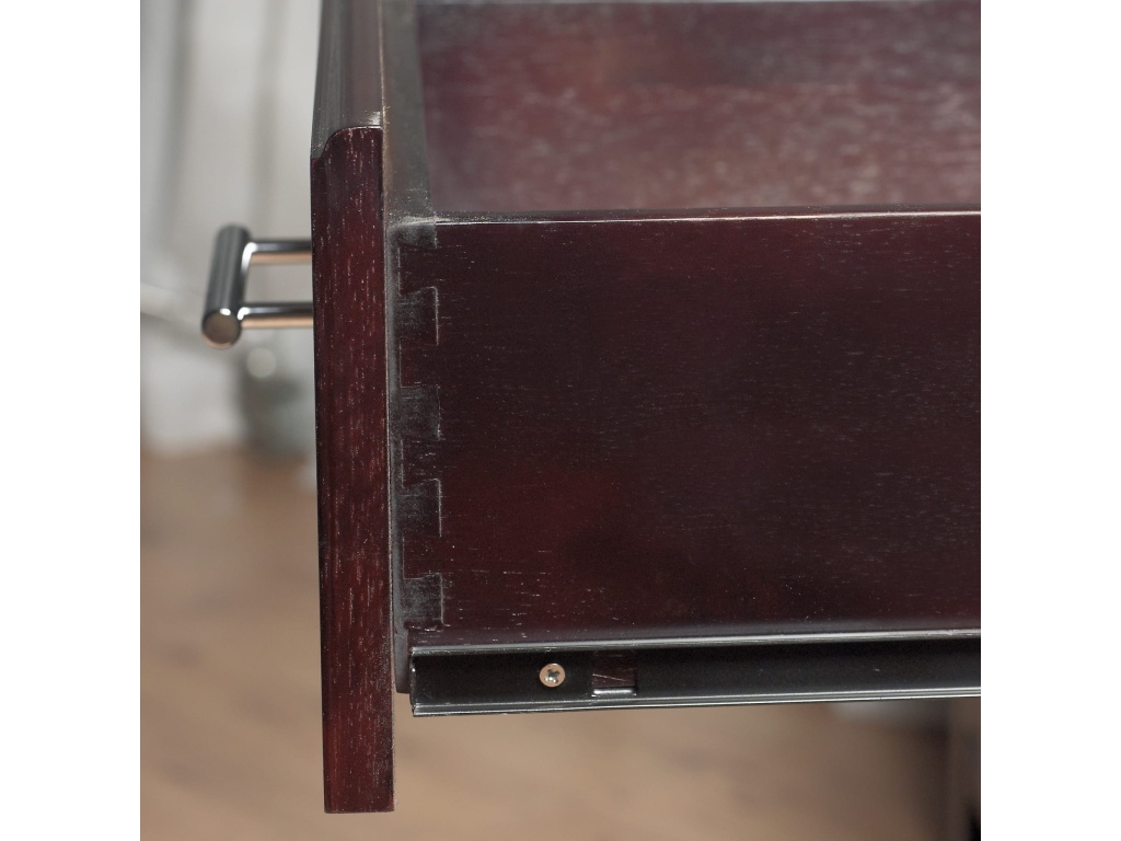 Nevis One Drawer Nightstand in Espresso - image 2